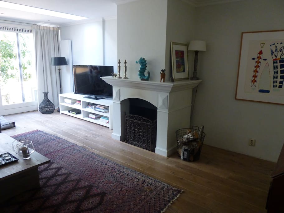 Fireplace in living room