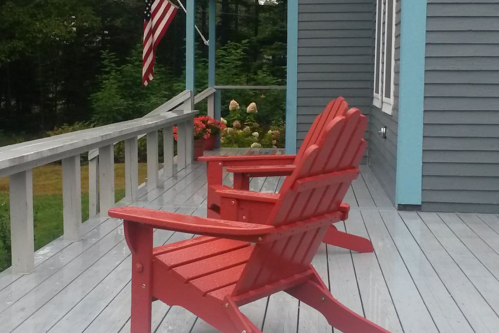 Relax on the front deck.