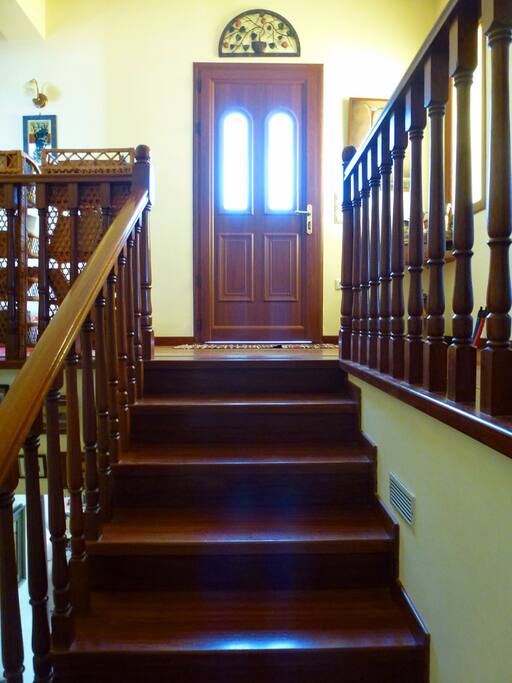 Upper floor where the guest rooms are