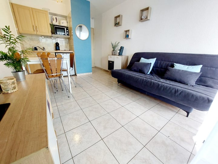 Studio Rez-de-chaussée + Terrasse Le Ponant Lgm - La Grande-Motte