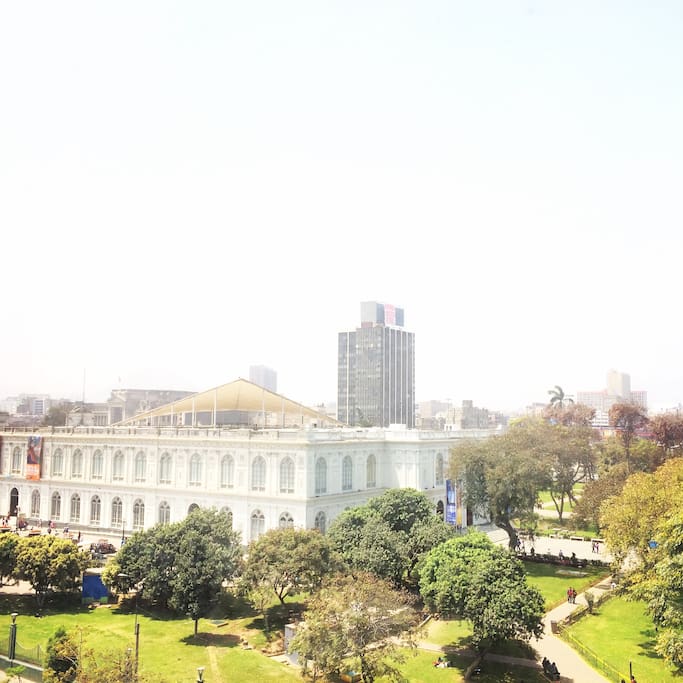 Vista a parque de la Exposición