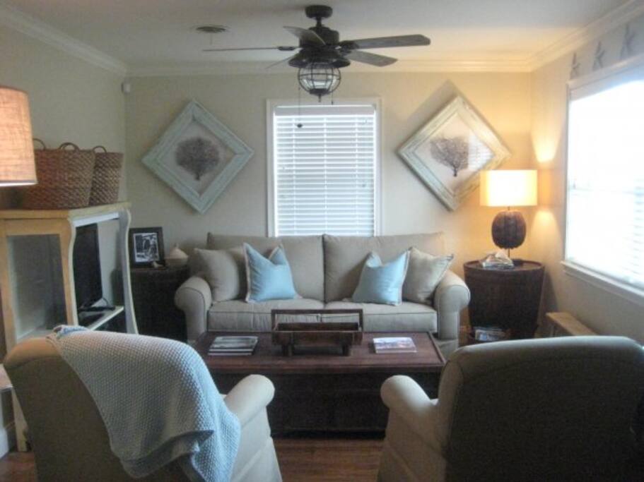 The living room