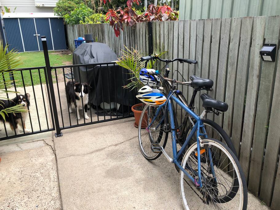 Bikes & helmets available to use throughout your stay.