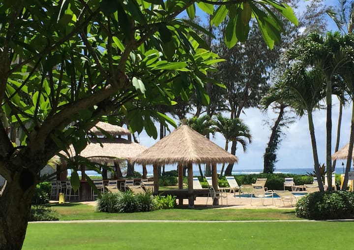 Ocean view Studio in Hotel complex - Kauai