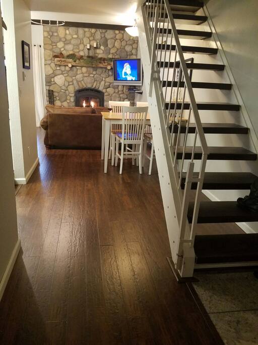 Hallway leading to living area
