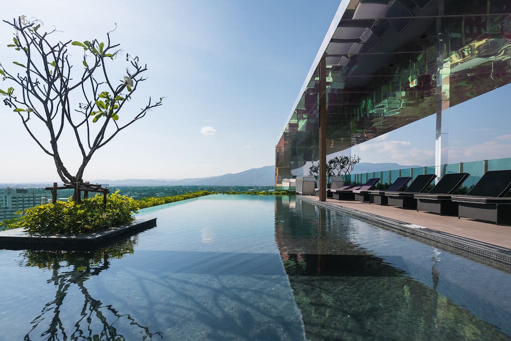 rooftop pool with one of the best views in town