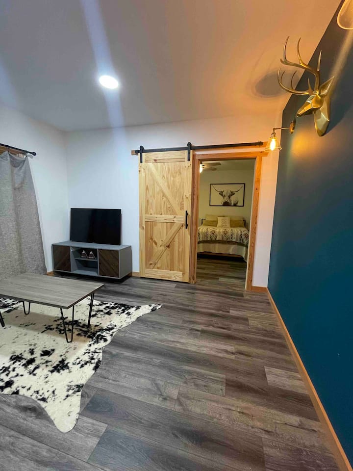 Newly renovated full basement that has 5 areas. 
Living room space, 3rd bedrooms, Sauna Room, 3rd bathroom, and a washer and dryer utility room. 