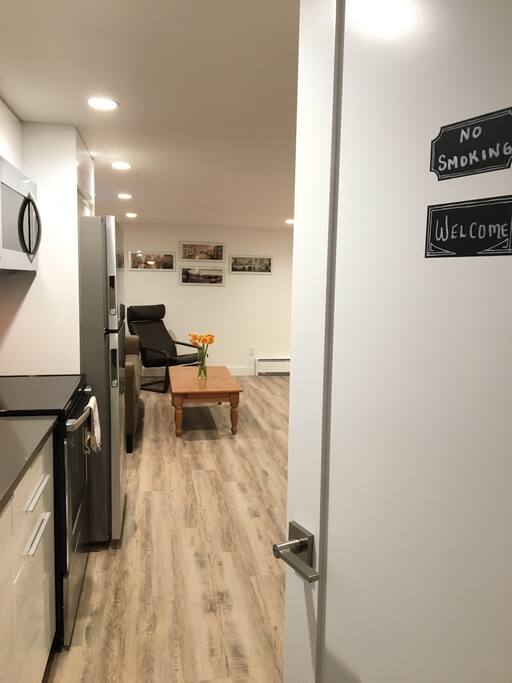 Separate entrance to your Home Away from Home.