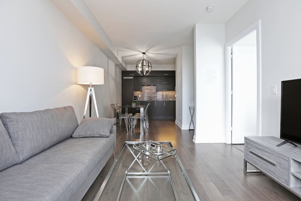 Living room:
Comfortable Sofa
Smart TV, Internet, Netflix