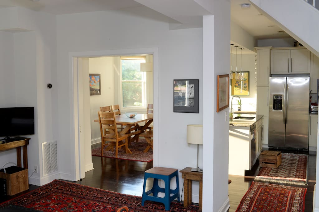 Very airy and spacious vibe with open layout.