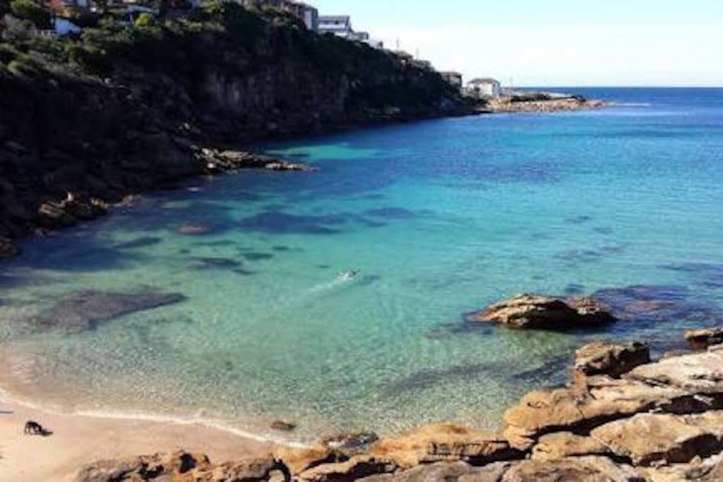 Gordon's Bay is just a few minutes walk and is excellent for snorkelling