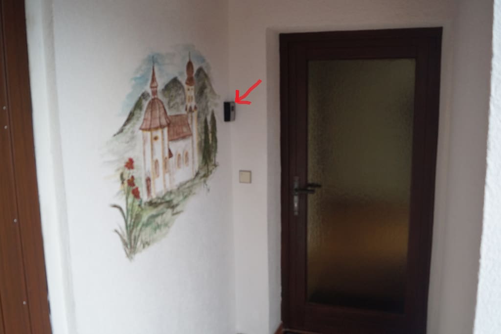 Eingang zu den Apartments