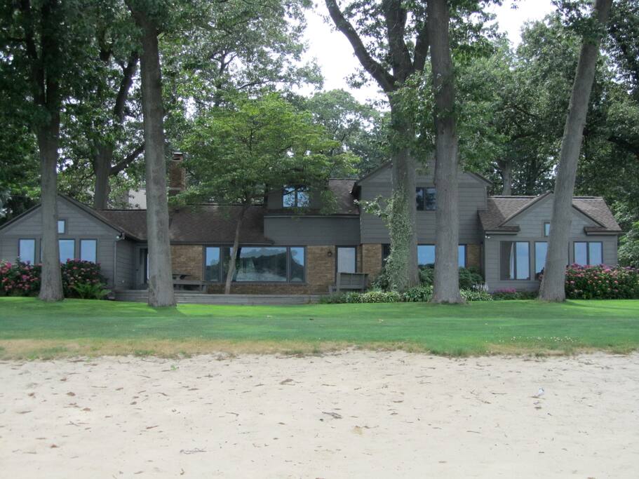 View of our home from Lake Macatawa