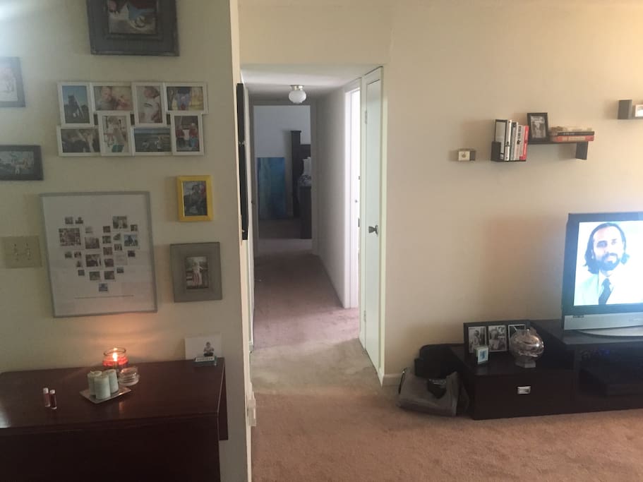 A shot of the hallway from the main entrance