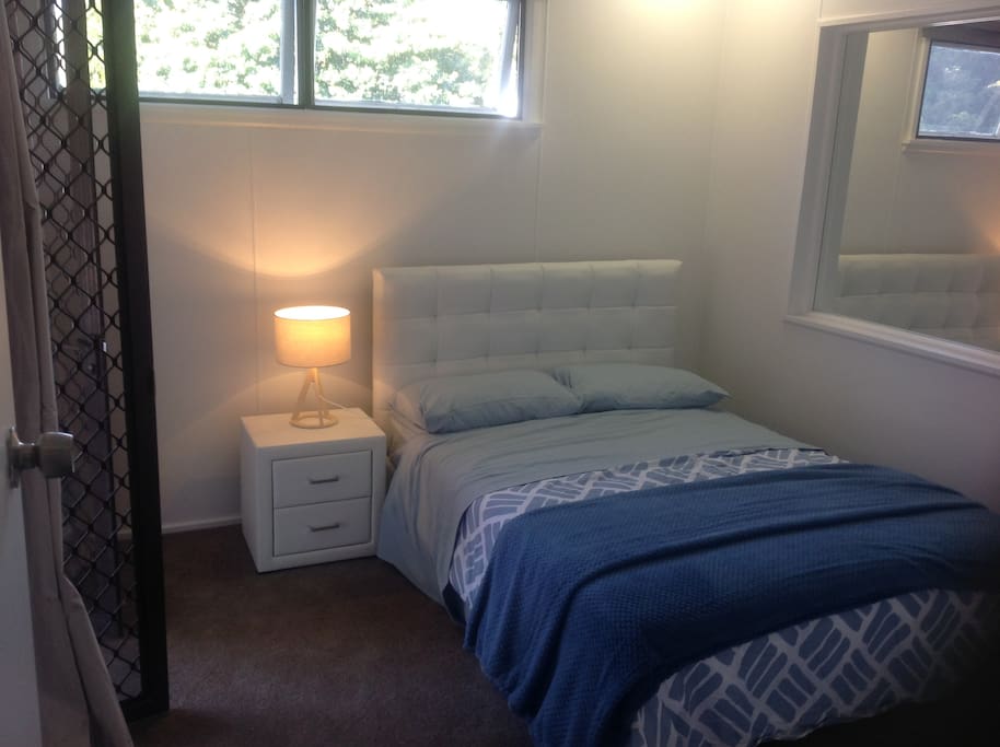 1st bedroom with walk in wardrobe