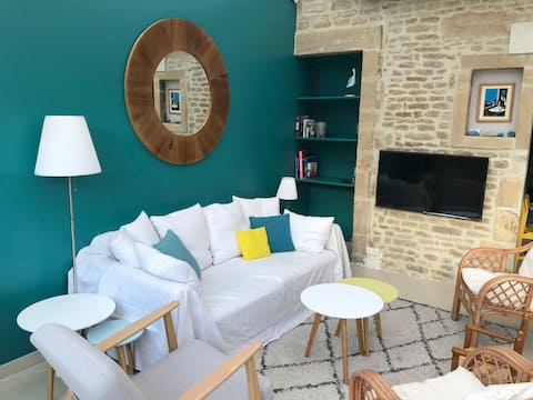 Family home 250 m from the beach / 4 bedrooms