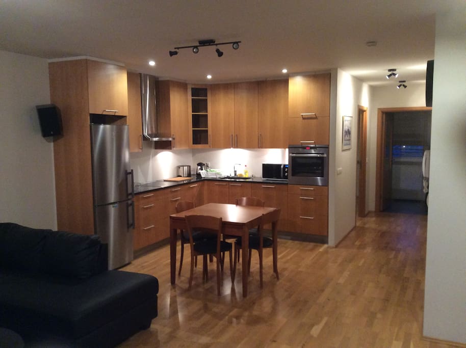 kitchen area/hallway