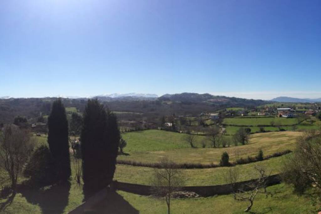 Vista panorámica de la terraza