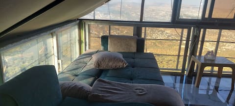 A mountain cottage with a charming view