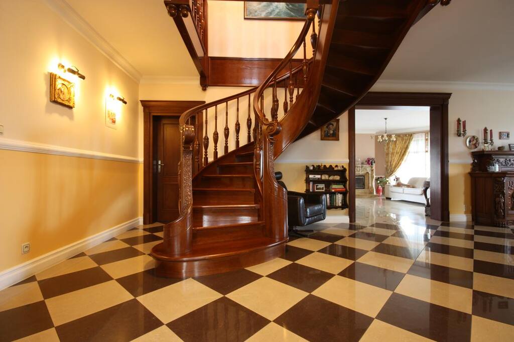 Stairs made of oak