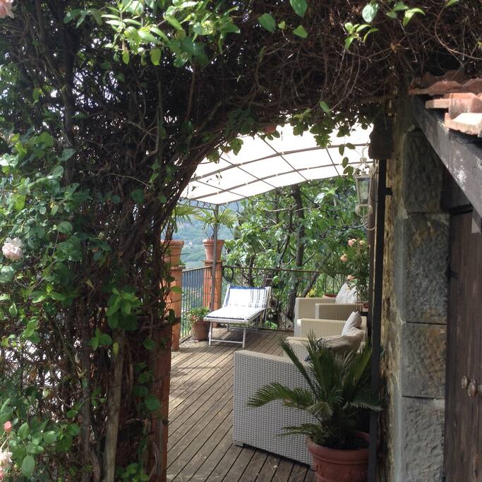Covered terrace