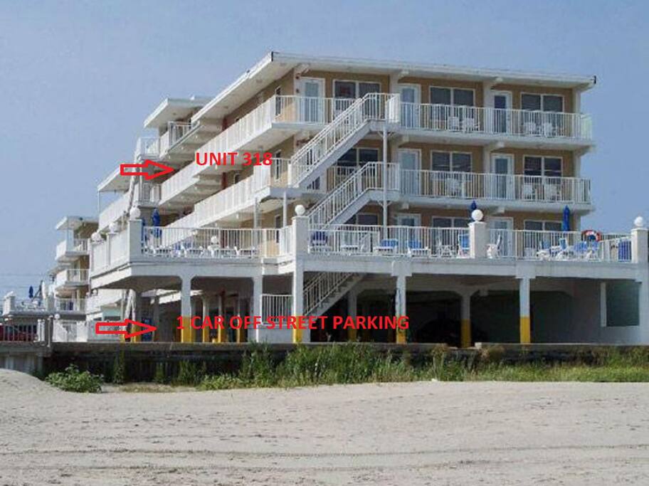 Condo is Right on the beach
