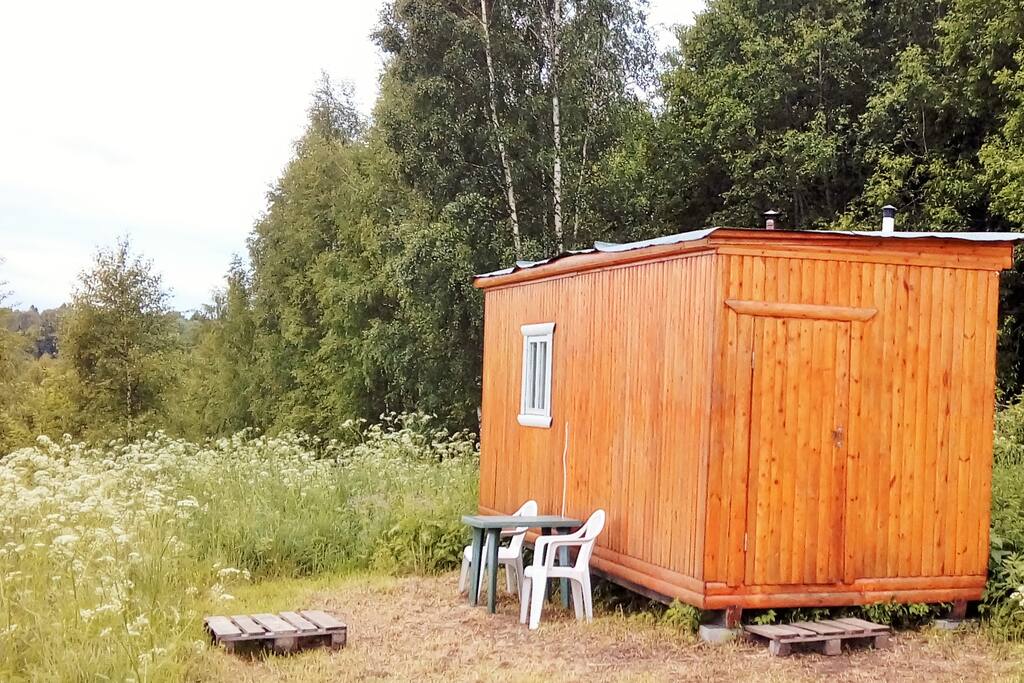 домик № 1 - 12 м2 для отдыха в выходные или даже на саббатикал