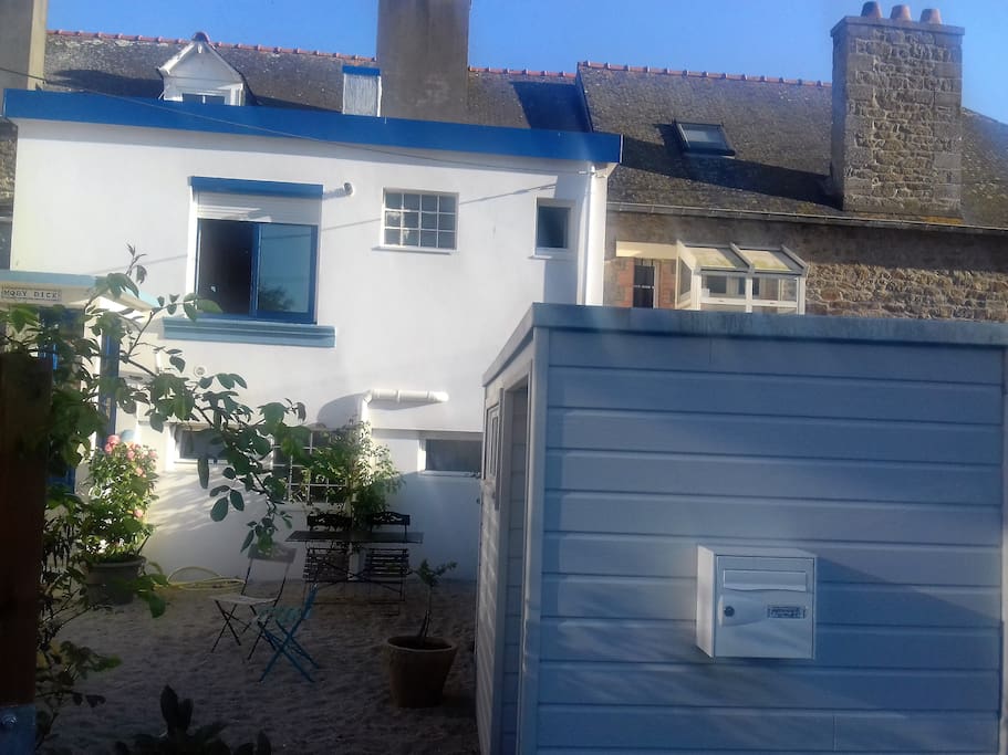 maison vue du jardin
