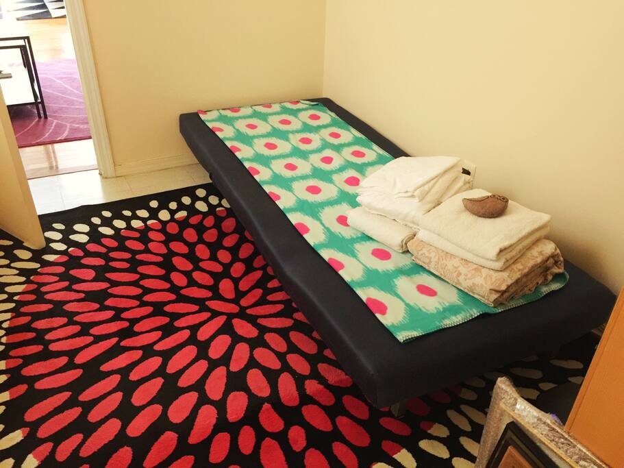 Quiet spare room for meditating