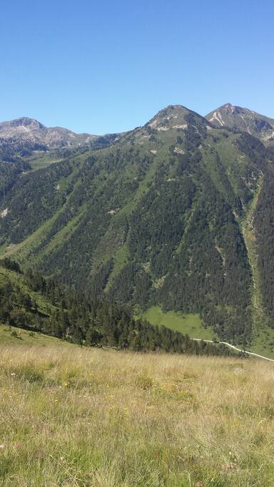 Grandes vistas a la montaña