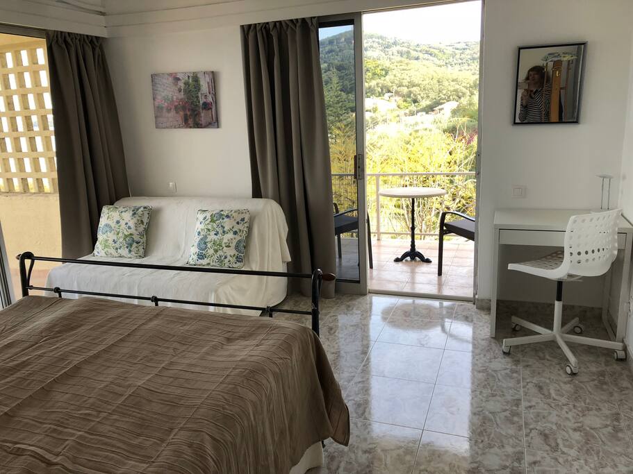 Bedroom with soufa and PC desk