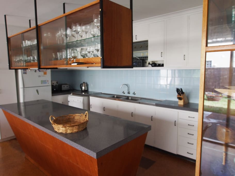 Mid century architecture with open living areas