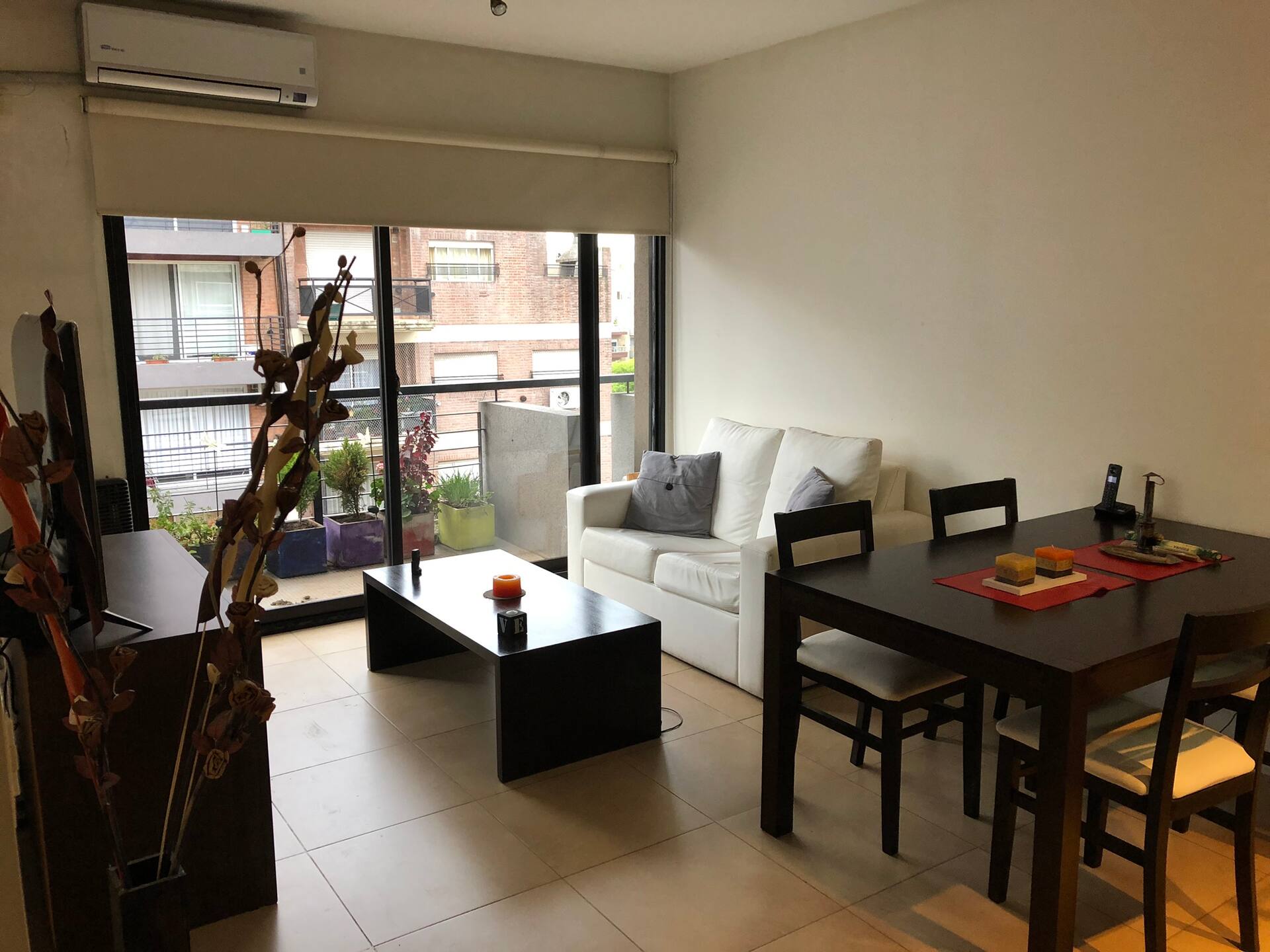 Квартира с 1 спальней с окнами на улицу в Villa Urquiza