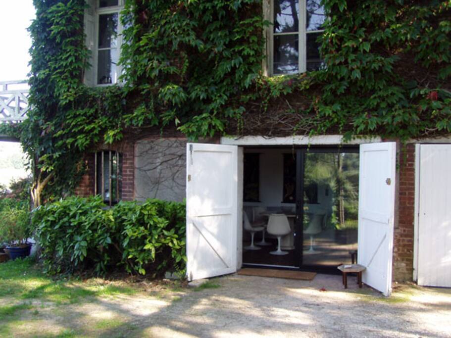 Le Gîte Jardin : entrée