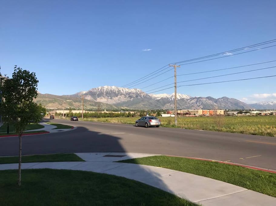 View across the street.