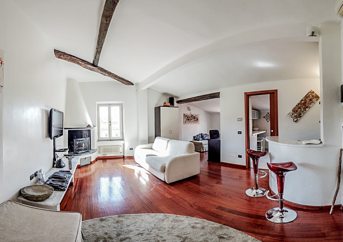 Airbnb performant: Beautiful open space attic, luxury finishes. à Carrara