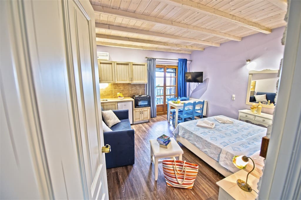 Superior Studio 25q.m, Flamingo, Horefto Beach, Pelion
