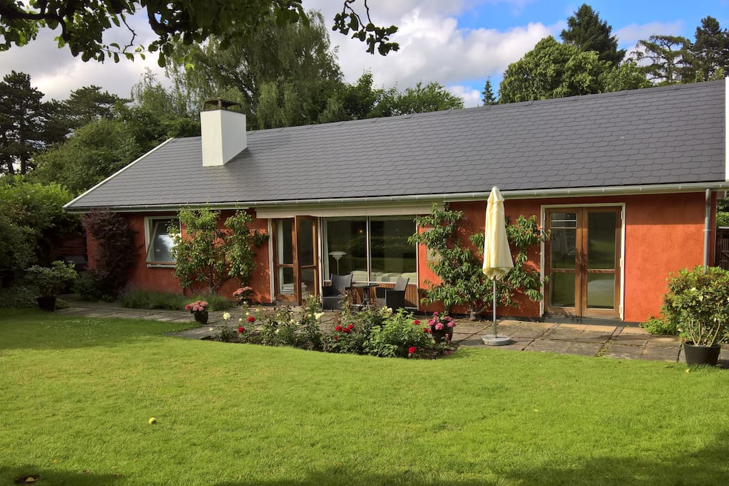 Villa from garden