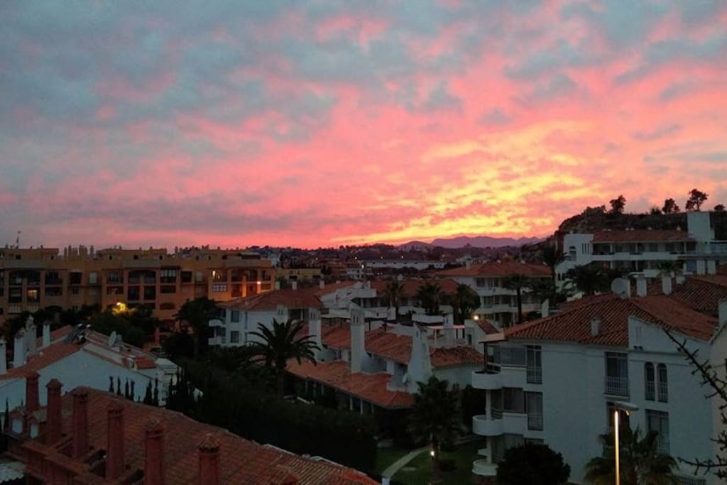 The same at the sunset...