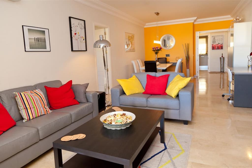 Modern lounge area