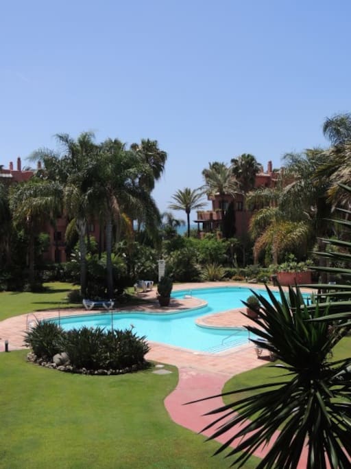 Gardens and pool