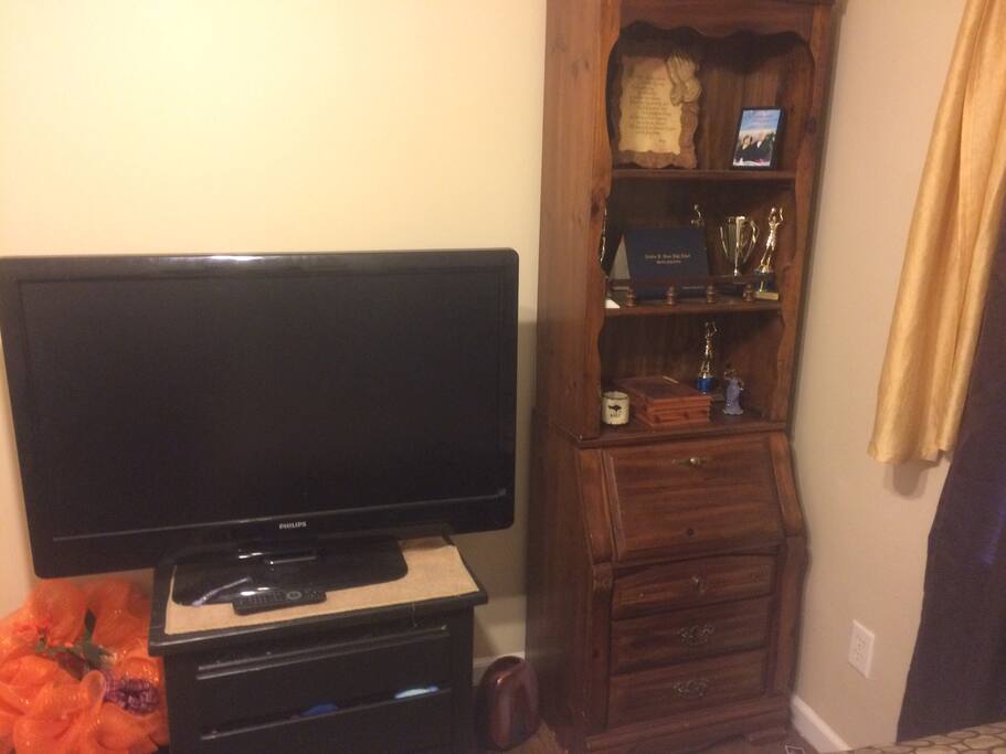 Tv and storage area