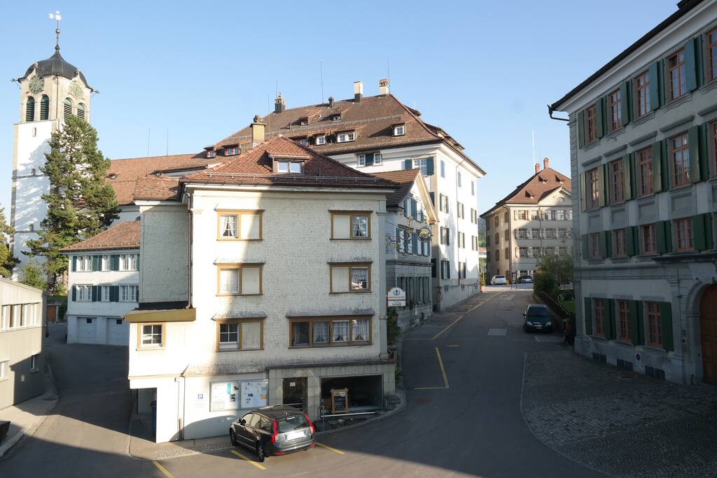 aussicht aufs dorf vom stubenfenster