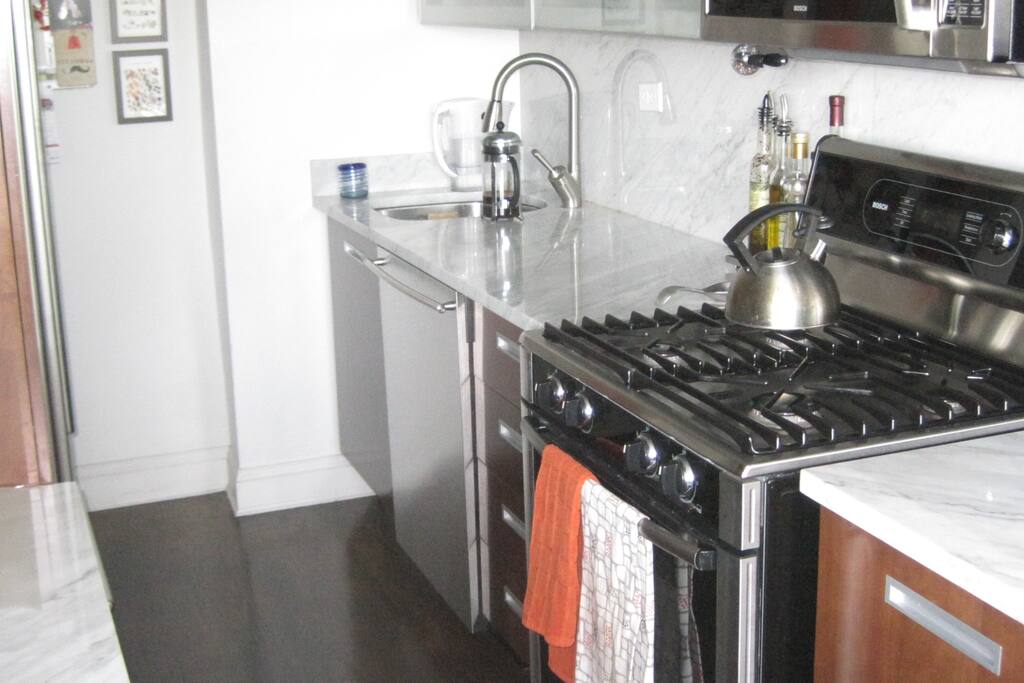 Fully stacked modern kitchen
