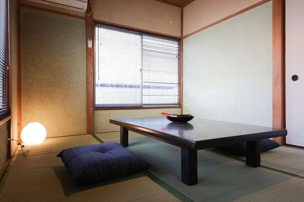 Traditional tatami room.