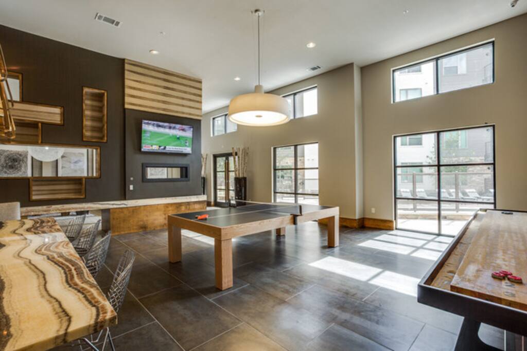 Ping pong, shuffle board, and unlimited Starbucks coffee!