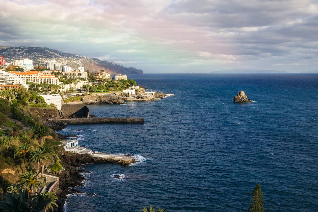 Ocean view and rainbow