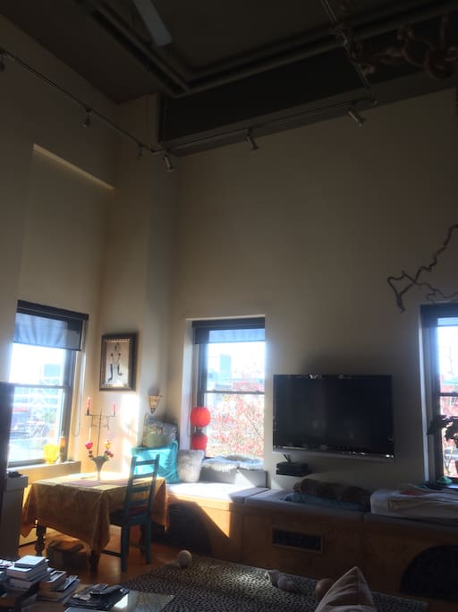 Living roon in loft area