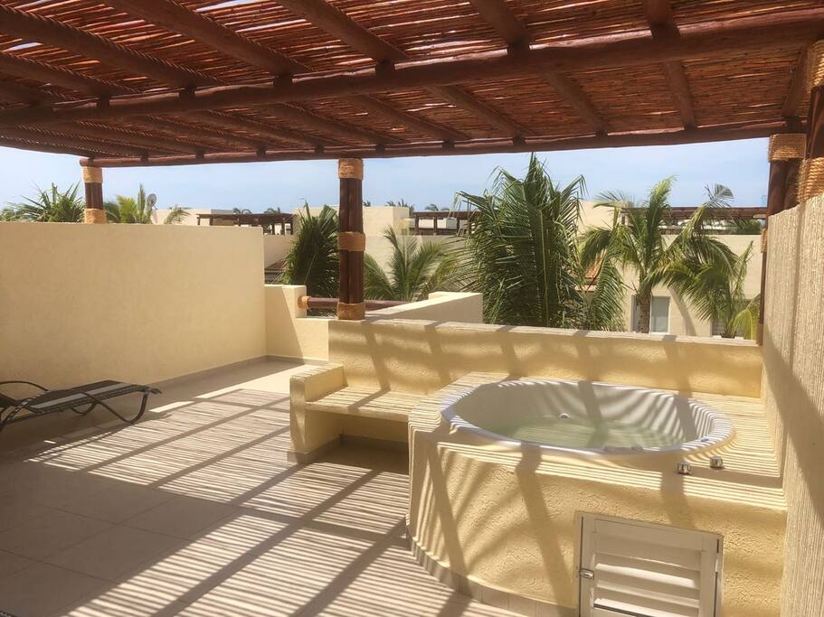roof garden en el segundo piso