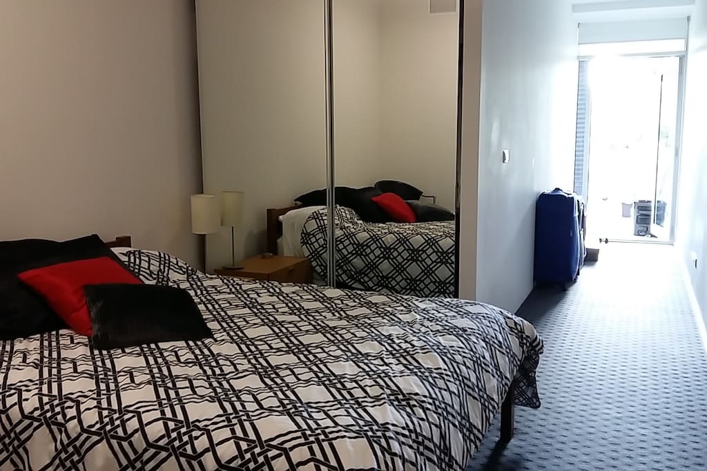 Bedroom with access to balcony